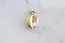 Load image into Gallery viewer, 14K Yellow Gold Coffee Bean Charm