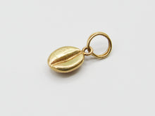 Load image into Gallery viewer, 14K Yellow Gold Coffee Bean Charm