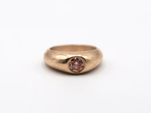 Load image into Gallery viewer, Orange Diamond Signet Ring