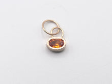 Load image into Gallery viewer, Orange Sapphire Roma Charm