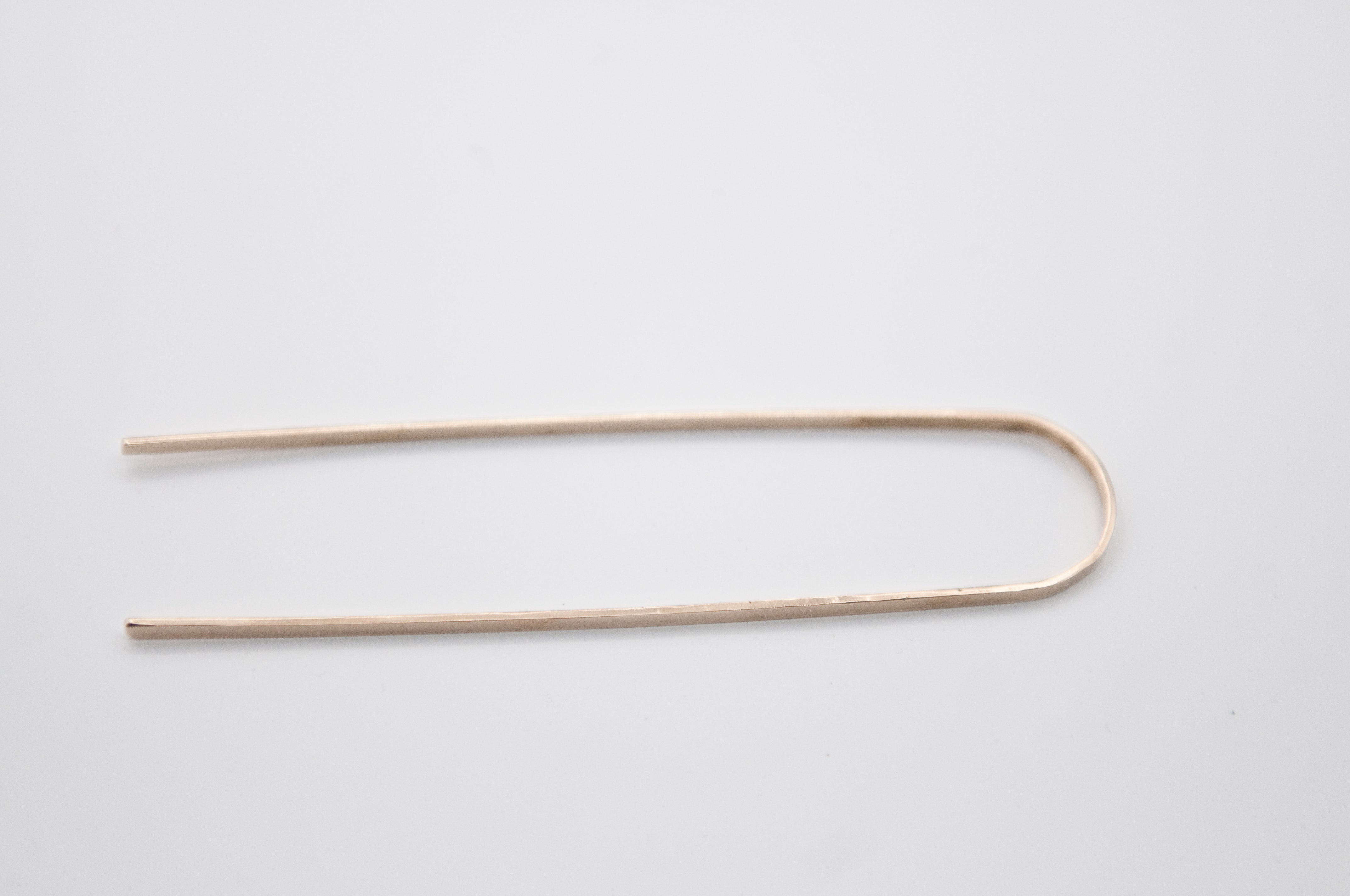 14K Yellow Gold Hair Fork