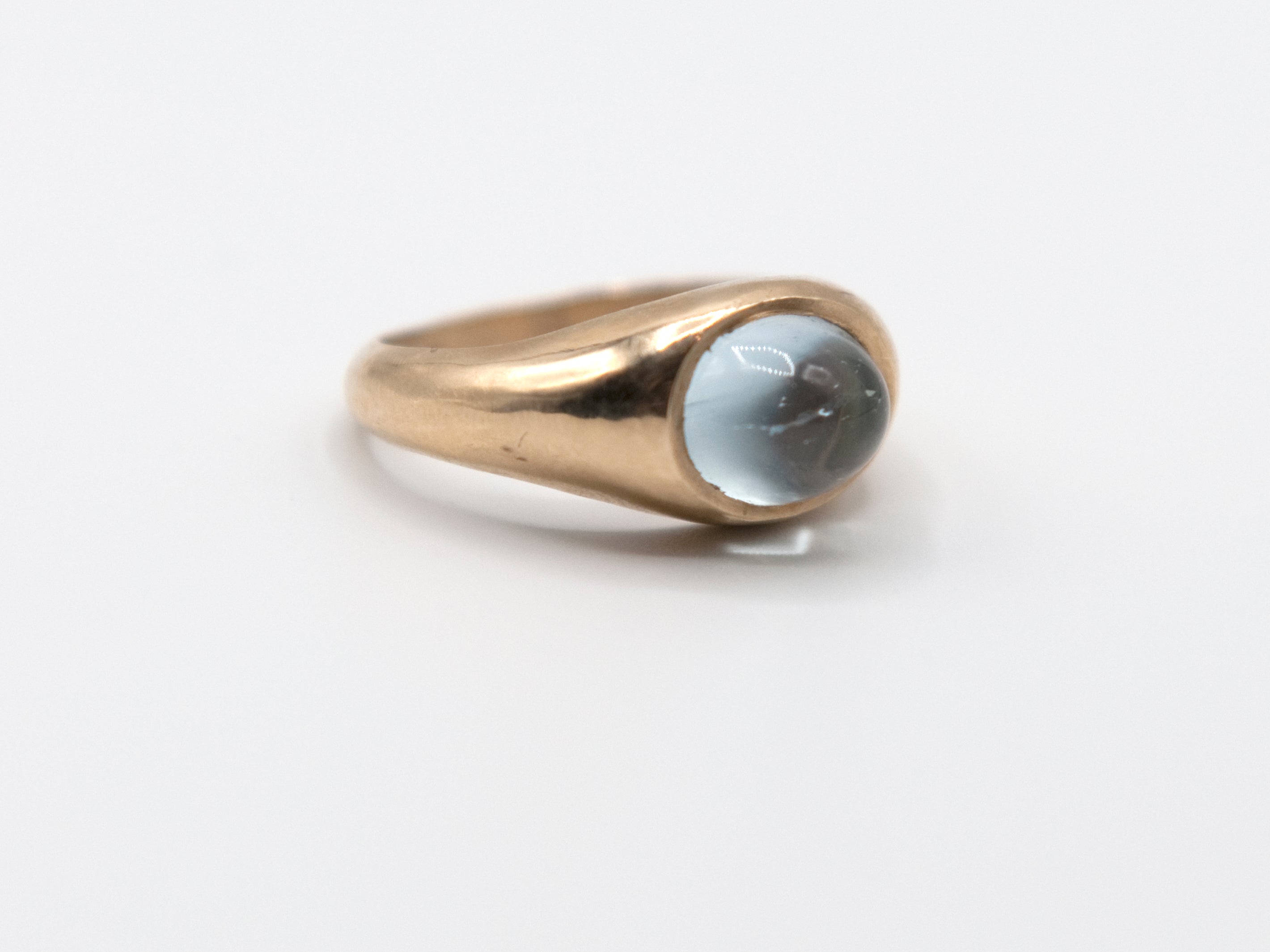 Aquamarine Signet Ring