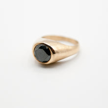 Load image into Gallery viewer, Black Diamond Signet Ring