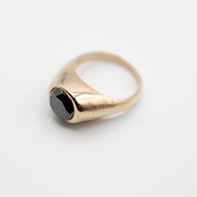 Load image into Gallery viewer, Black Diamond Signet Ring