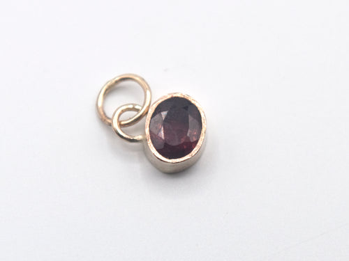 Faceted Pink Tourmaline Roma Charm