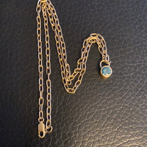 Blue diamond Roma Necklace