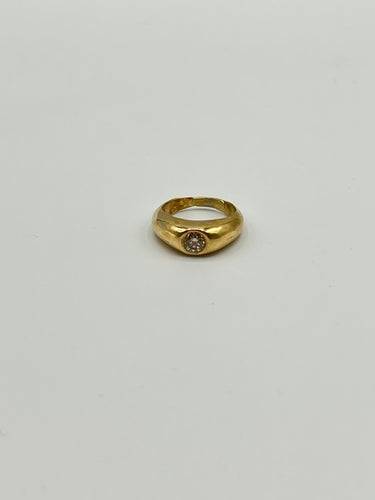 Half carat Reclaimed Diamond Signet