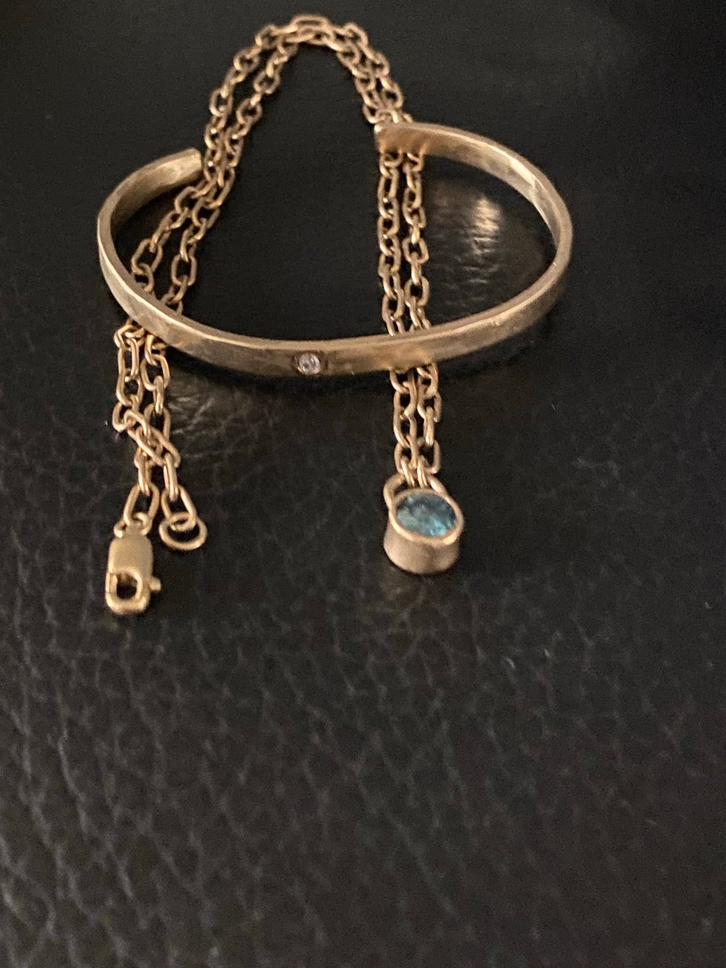 Blue diamond Roma Necklace